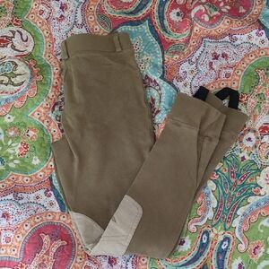 Kids Riding Breeches in Brown